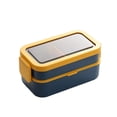 thumbnail image 2 of Insulated And Sealed Portable Compartmented Lunch Box For Students And Office Workers That Can Be Microwaved, 2 of 6
