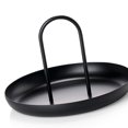 thumbnail image 1 of Handle Tray,Serving Tray Metal Round Serving Tray Metal Tray Top of the Line, 1 of 3