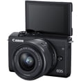 thumbnail image 3 of Canon Appareil Photo Numérique Sans Miroir EOS M200 avec Objectif 15-45mm (3699C009) + Plus, 3 of 7