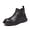 Black Style B, variant on Woobling Men Anti-collision Work Shoes Working Fashion Steel Toe Ankle Booties Waterproof Black Style B 10.5