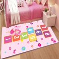 thumbnail image 3 of Children‘s Collection Educational Hopscotch Design Children Nursery Kid‘s Play Runner Rug, 3 of 11