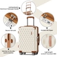 thumbnail image 2 of Melalenia - 7 Ensembles de Valises Rigides ABS à Roulettes Multidirectionnelles et Serrure TSA, 2 of 8