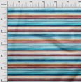 thumbnail image 3 of oneOone Rayon Teal Blue Fabric Abstracts Sewing Material Print Fabric By The Yard 56 Inch Wide, 3 of 5