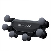 mmirethe Gravity Car Phone Holder Car Air Vent Mount Bracket Mobile Phone Stand Universal Auto Smartphone Support