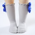 thumbnail image 3 of B91xZ Girls’ Cushioned Comfort Ankle Socks Super Soft Non-Slip Socks,Gray Small, 3 of 5