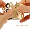 thumbnail image 3 of Golden Paper Napkin Rings for Decoration Fit Most Sizes Great for Parties and Weddings 50pcs, 3 of 9