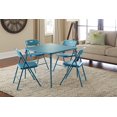 thumbnail image 2 of Cosco 5 Piece Folding Table And Chair Set Black, 2 of 2