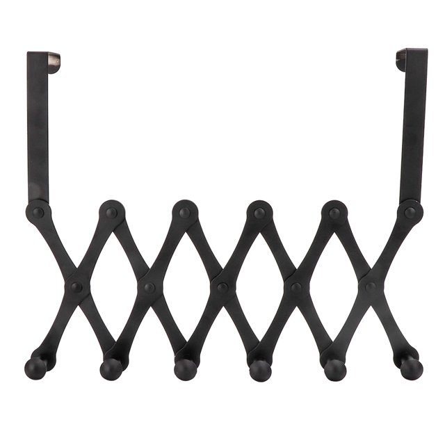 Wall Mount Hanger, Hanging Towel Rack Behind Door Hanger, Coat Rack Door Hanger, Door Hanger For Coats For Garage, Garden, Kitchen, Laundry, Office 6 Hooks