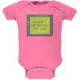 thumbnail image 1 of Halloween Player 1 One Costume New Born Gamer Funny Soft Baby One Piece, 1 of 1