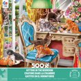 thumbnail image 1 of Ceaco Paws Gone Wild-Kittens in the Bedroom 500pc Puzzle, 1 of 4