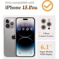 thumbnail image 2 of Entronix Extended Battery Charging Cell Phone Case for Apple iPhone 15 Pro, Black, 2 of 5