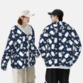thumbnail image 4 of Lsque Swan Pattern UPF 50+ Lightweight Sun Protection Men's Women's Long Sleeve Shirt, Hoodie Performance -Medium, 4 of 7