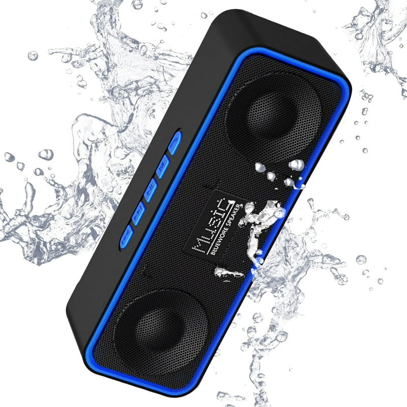 SZROBOY Portable Bluetooth Speaker, Wireless Speaker with 10W Loud Stereo Sound, Outdoor Speakers with Bluetooth 5.0, 24H Playtime,66ft Bluetooth Range, Dual Pairing for Home,Party