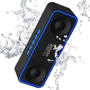 SZROBOY Haut-parleur Bluetooth portable, haut-parleurs sans fil 10W Loud Stereo Sound, Haut-parleurs extérieurs avec Bluetooth 5.0, 24H L'heure du jeu,66ft Gamme Bluetooth, Dual pairing pour la maison, Parti