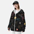 thumbnail image 3 of Lsque Galaxy Pattern UPF 50+ Lightweight Sun Protection Men's Women's Long Sleeve Shirt, Hoodie Performance -Large, 3 of 7