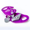 thumbnail image 3 of facefd Safety Arborist Rope Grab Rock Tree Climbing Stop Climbing Fall Arrester Descender Pulley Device Purple, 3 of 9