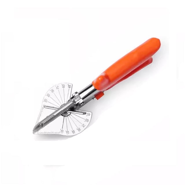 weibbin Miter Shears 45-135 Degree Multi-angle Scissors – Precision Angle Cutter for Molding, Shoe Molding, Quarter Round, PVC, Wood Trim, MDF, Heavy-Duty Multi-Angle Cutting Tool