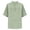 264-Vert, variante sur Craaazy Blouse Femme en Coton et Lin Uni Col en V Manches 3/4 Haut Henley Décontracté avec Boutons pour Usage Quotidien Cadeaux