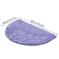 thumbnail image 3 of DJN Liquidation Tapis Demi-Rond Tapis de Salle de Bain Ne Glisse Pas Tapis de Salle de Bain Doux et Confortable Durable Épais Lavable en Machine polyester Réutilisable g Taille Unique, 3 of 9