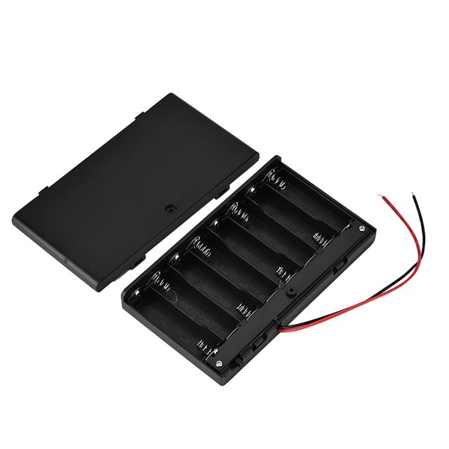 Battery Case, Battery Holder, Portable 8pcs AA Battery Battery Box, For Holding Battery