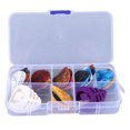 thumbnail image 1 of p>Guitar Pick Set, Picks de Guitare Coloré ABS Celluloïd 60 Pcs pour Guitares Acoustiques/p>, 1 of 7