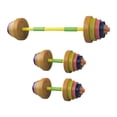thumbnail image 3 of Lipstore Jouets pour Enfants Haltères Enfants Barre Musculation Poids Réglable Jouets de Gym Couleurs Profondes, 3 of 8