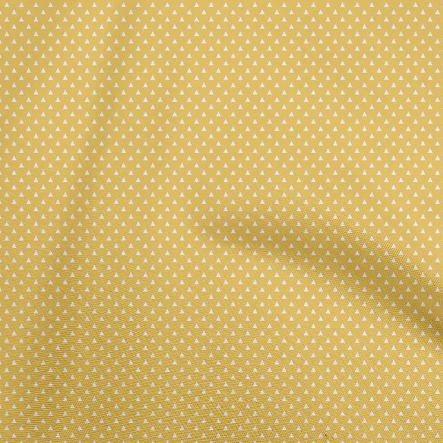 oneOone Polyester Spandex Yellow Fabric Geometrical Sewing Material Print Fabric By The Yard 56 Inch Wide