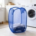 thumbnail image 2 of Yhmxh Mesh PopUp Laundry Hamper with Wide Opening and Side Pocket, Breathable & Foldable Dirty Clothes Basket With Handles, Studry Space-Saving Design for Clothes and Storage, 2 of 6