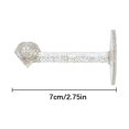 thumbnail image 2 of CEHVOM No Punching Transparent Hook Bathroom Head Rope Hair Hoop Jewelry Hanger Traceless Paste Small Object Hook Clearance, 2 of 2