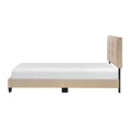 thumbnail image 4 of Lexicon Newberry Velvet Twin Platform Bed in Light brown, 4 of 9