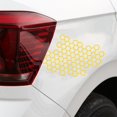 thumbnail image 4 of 10Pcs Honeycomb Car Sticker, Cagogo Honeycomb Car Sticker, Personalized Motorcycle Scooter Taillight Decal, Waterproof Adhesive Vinyl Modification Sticker, Auto Body Styling Accessory for Car Truck, 4 of 6