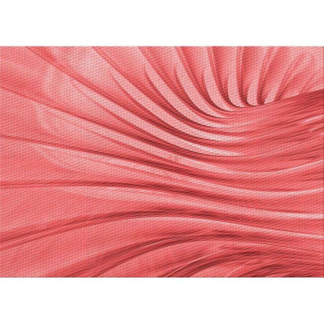 Ahgly Company Machine Washable Indoor Rectangle Transitional Red Area Rugs, 7' x 9'
