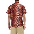 thumbnail image 3 of INSPIRE CHIC Chemises pour Hommes Coupe Régulière Manches Courtes Imprimé Léopard Chemise Décontractée Boutonnée S Imprimé Tigre, 3 of 5