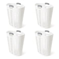 thumbnail image 1 of Gracious Living Easy Carry Flex Hamper, Laundry Basket w/Handles (4 Pack), 1 of 12