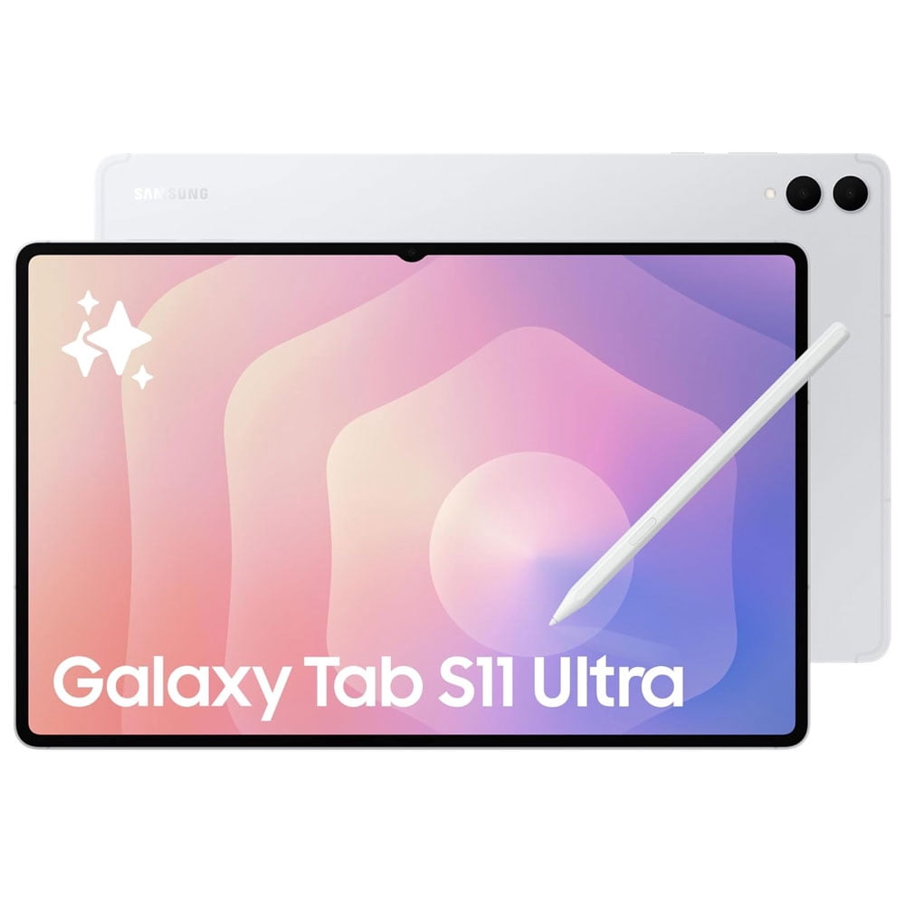 Open Box Samsung Galaxy Tab S11 Ultra Ai Wifi Model, 14.6" 11600 mAh 13MP SM-X930 Dual Camera with S Pen (Silver SM-X930NZSAGTO, 256GB + 12GB)