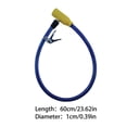 thumbnail image 2 of Hearth & Gear 100MM Cycling Bike Scooter Lock With 2 Keys Tail Light Bike Road Bike Wheel Rear Bike for Suspension Bike Saddle Bags for Bikes Wireless Bike Computer Water Rack for Bike Small Bike, 2 of 6