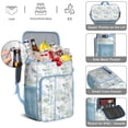 thumbnail image 4 of Tropical Cooler Backpack 20L - High-Capacity Insulated Beach Bag with Seashell & Starfish Design, Perfect for Outdoor Adventures, 4 of 5