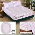 thumbnail image 5 of Ruvanti 100% Cotton Sheets - Crispy Cooling Percale Sheets For Twin Size Bed, Breathable & Durable Twin Sheet Set, 16 Inches Deep Pocket Sheets, Times, 3 Pieces, 5 of 5