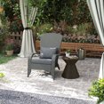 thumbnail image 2 of Outsunny Chaise Adirondack d'Extérieur en Rotin pour Foyer avec Coussin, 2 of 10