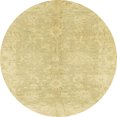 thumbnail image 1 of Ahgly Company Indoor Round Abstract Mustard Yellow Oriental Area Rugs, 7' Round, 1 of 6