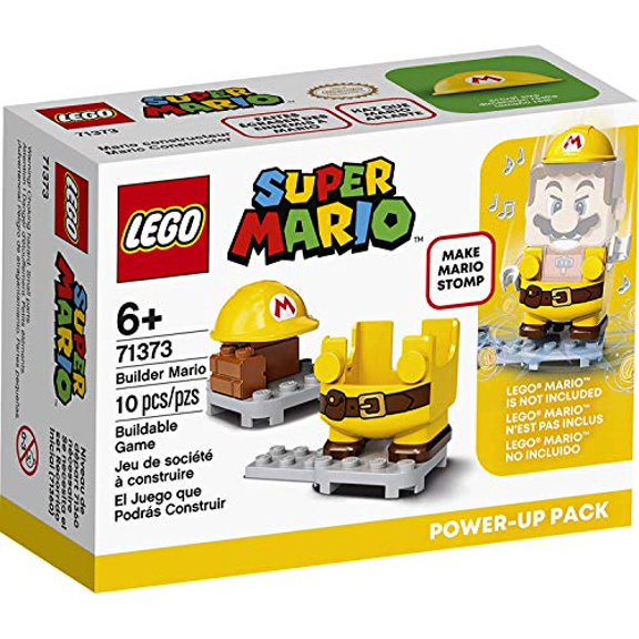 LEGO Super Mario Builder Mario Power-Up Pack 71373 Building Kit, Fun Gift for Kids to Power Up The LEGO Mario Figure in The Adventures with Mario Starter Course (71360) Playset, New 202