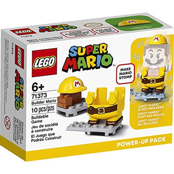 LEGO Super Mario Builder Mario Power-Up Pack 71373 Building Kit, Fun Gift for Kids to Power Up The LEGO Mario Figure in The Adventures with Mario Starter Course (71360) Playset, New 202
