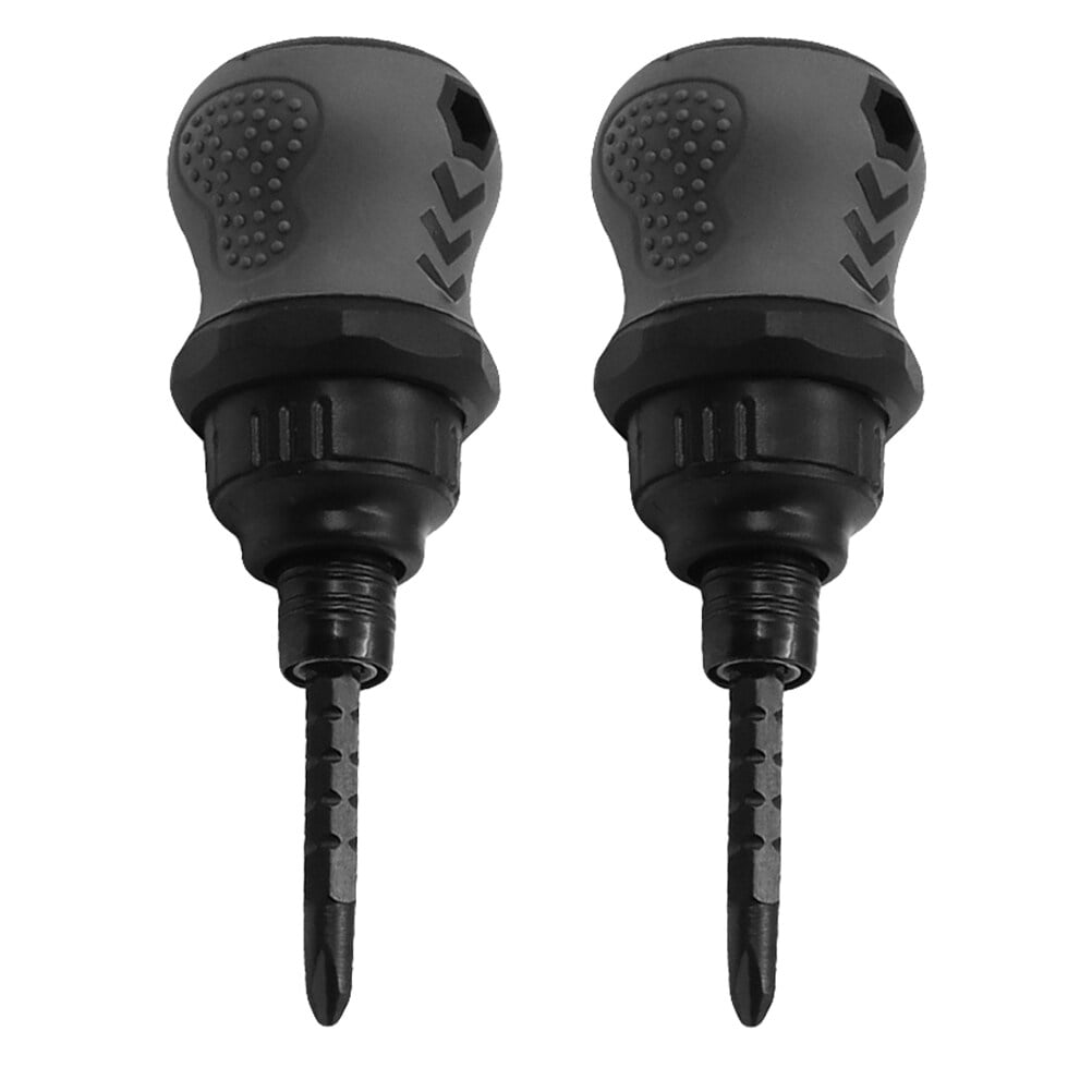 2pcs Dual-Purpose Screwdriver Kit Cross Screwdrivers Straight Screwdrivers Set