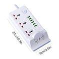 thumbnail image 2 of Multi Usb Port Us Standard 110V Two Pin/Three Pin Plug Multifunctional Socket with 6 Usb Ports and Wireless Charging Plugs with Usb Ports, 2 of 8