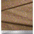 thumbnail image 3 of Soimoi Silk Fabric Texture & Triangle Geometric Print Fabric by The Yard 42 Inch Wide, 3 of 3