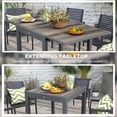 thumbnail image 4 of Outsunny Extendable Outdoor Dining Table with Aluminum Frame, for Balcony (1 Count), 4 of 10