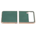 thumbnail image 4 of Leather Folding Phone Case Scratch Resistant Perfect Fit Flip Phone Protective Case for Samsung Galaxy Z Flip4 Green, 4 of 14