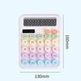 thumbnail image 2 of Dopamine Mechanical Key Scientific Calculator - 12-Digit LCD Display, Solar & Battery Powered, Portable for School Office Use, 2 of 2