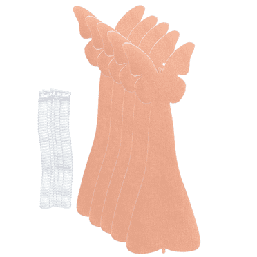 BIMEI Trousse de Ruban Gaff pour Pliage Papillon Auto-Adhésif Pré-Découpé Ajustement Autonome pour Travestis Transgenres Gaff Caché, Beige, 20 Pcs