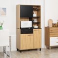 thumbnail image 2 of HOMCOM Armoire de Rangement de Cuisine avec Étagère Réglable Porte à Fermeture Douce, 2 of 10